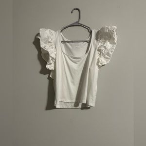 ~{ White Shirt with Puff Sleeves }~